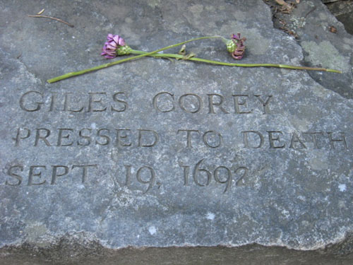 Giles Corey The Crucible. Giles Corey died in Salem,